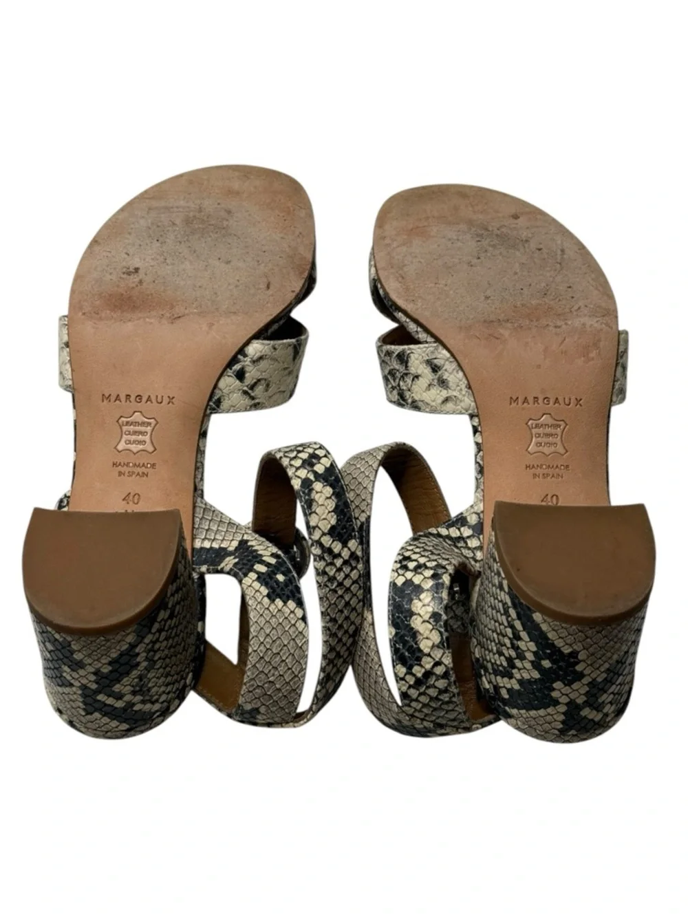 VHTF: Margaux 𓀬 The City Sandal 𓀬 Python Embossed 𓀬 40N 9N 9.5N 𓀬 Best Seller 𓀬